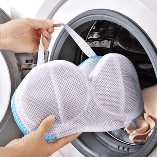 Sandwich Mesh Bra Laundry Bag | Protective Lingerie Washing Bag for Machine Wash