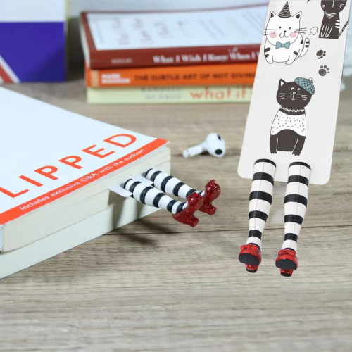 3D Cartoon Bookmark Creative 3D Bookmark for Students Reading