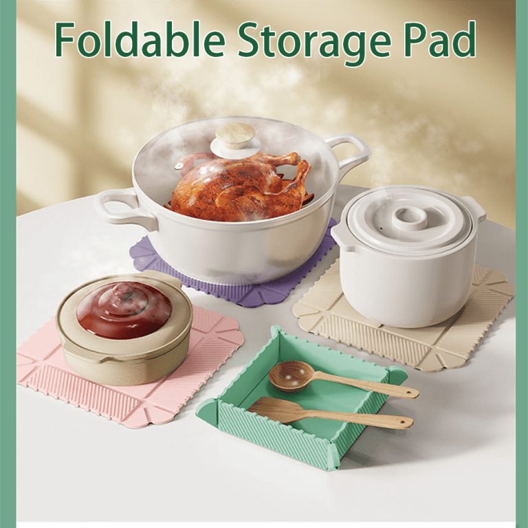Multifunctional Folding Storage Box Heat Resistant Mat Multifunctional Folding Storage Box