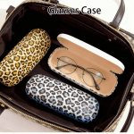 Leopard Print Eyeglasses Case Portable Eyeglasses Case for Students