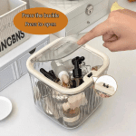 Acrylic Desktop Trash Bin Small Desktop Trash Bin for Home and Office