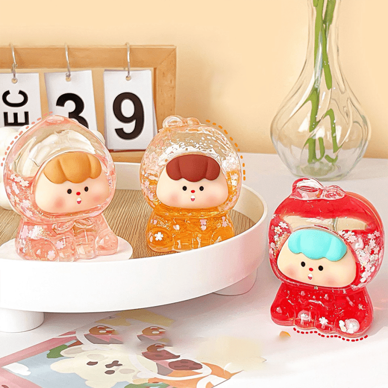 Acrylic Fruit Liquid Ornament Decorative Acrylic Fruit Liquid Ornament Desk Decor