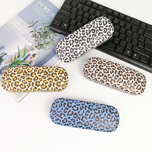 Leopard Print Eyeglasses Case Portable Eyeglasses Case for Students