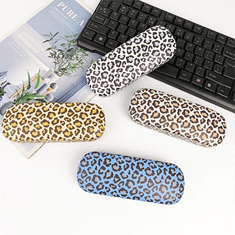 Leopard Print Eyeglasses Case Portable Eyeglasses Case for Students