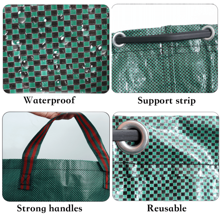 Garden Leaf Collection Bag Waterproof Yard Waste Bag Large Capacity Garden Leaf Bag