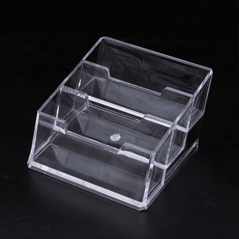 Transparent Business Card Holder Acrylic Business Card Holder Desk Organizer