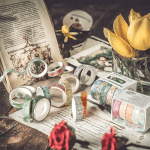 Washi Tape Set Floral Decorative Washi Tape Set for DIY Crafts