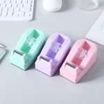 Tape Dispenser Macaron Color Tape Dispenser Cutter for Office and School