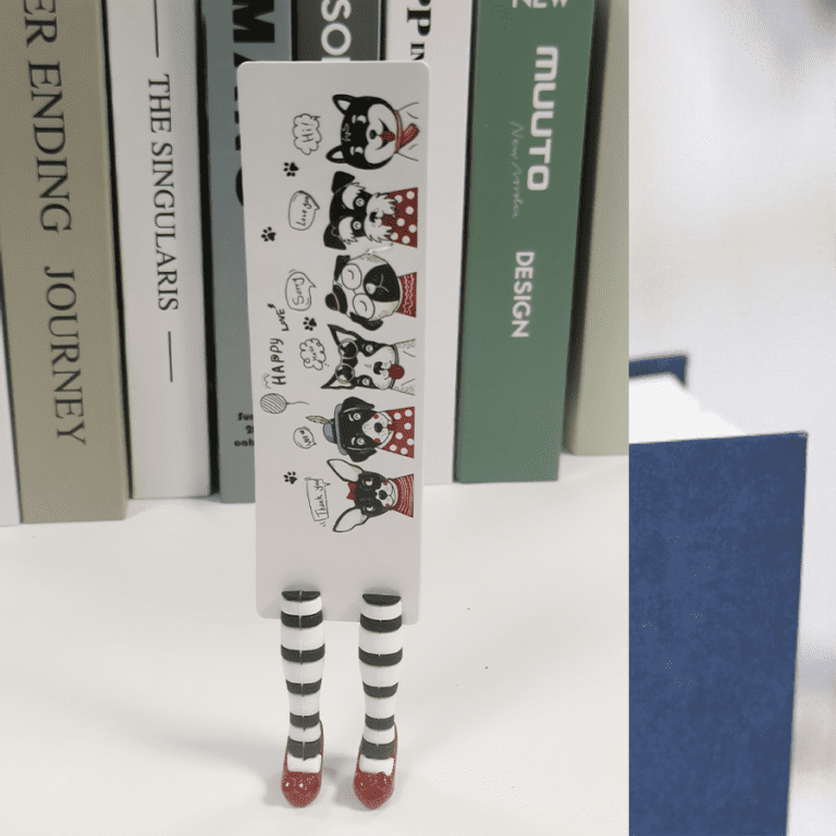 3D Cartoon Bookmark Creative 3D Bookmark for Students Reading
