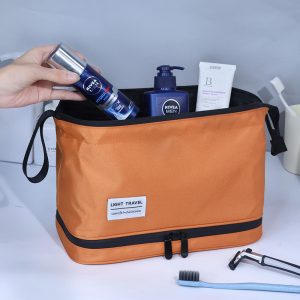 Travel Toiletry Bag for Men Portable Waterproof Travel Toiletry Bag Organizer