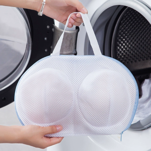 Sandwich Mesh Bra Laundry Bag | Protective Lingerie Washing Bag for Machine Wash