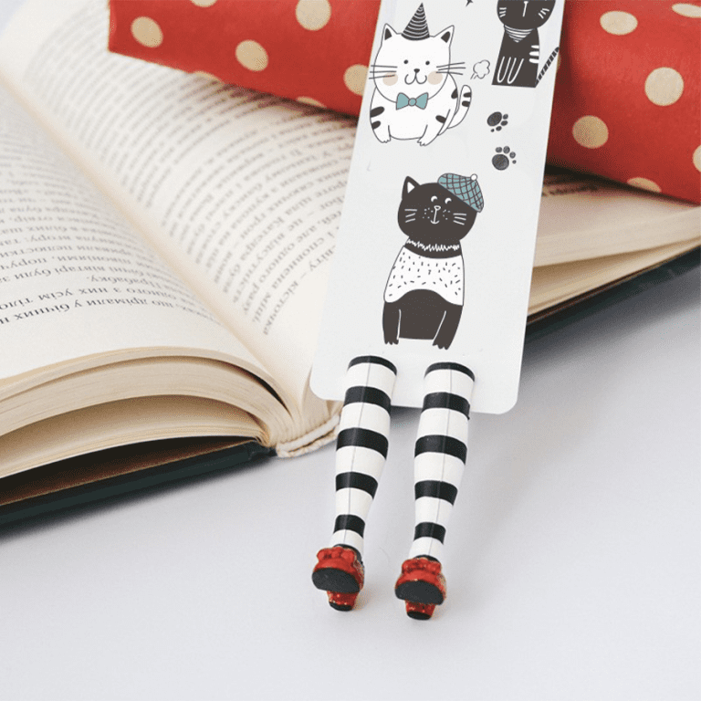 3D Cartoon Bookmark Creative 3D Bookmark for Students Reading
