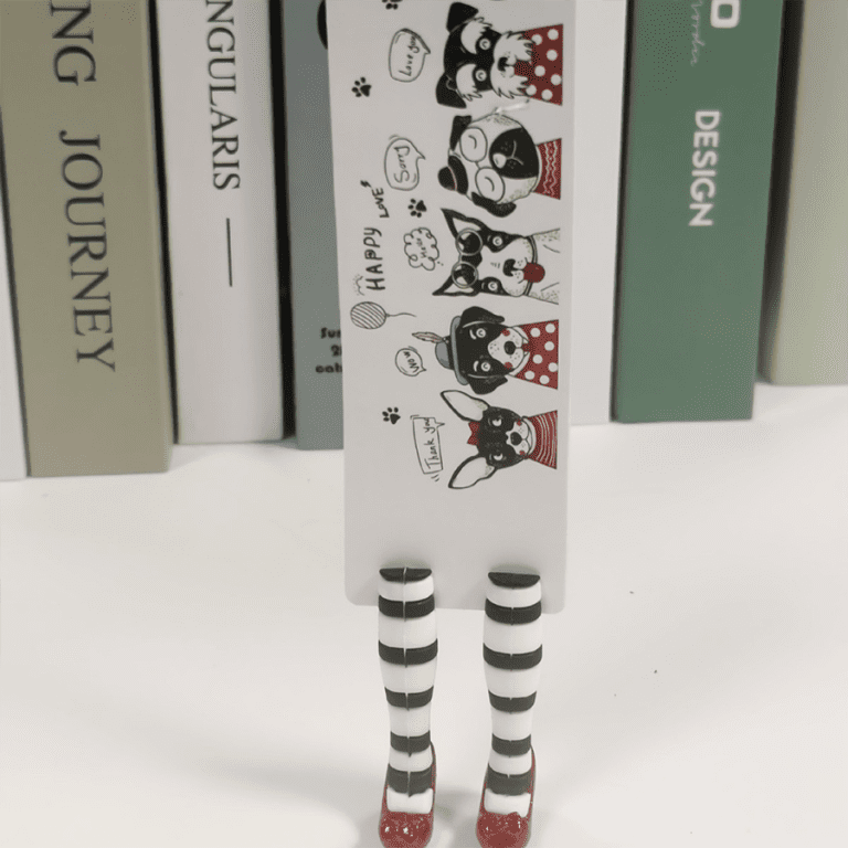 3D Cartoon Bookmark Creative 3D Bookmark for Students Reading