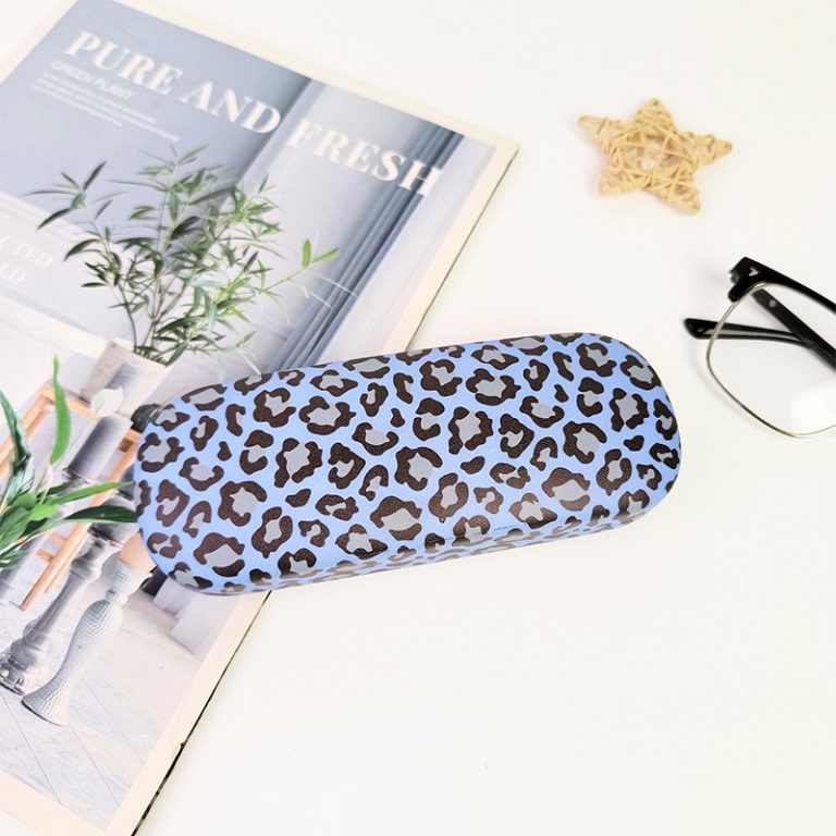 Leopard Print Eyeglasses Case Portable Eyeglasses Case for Students