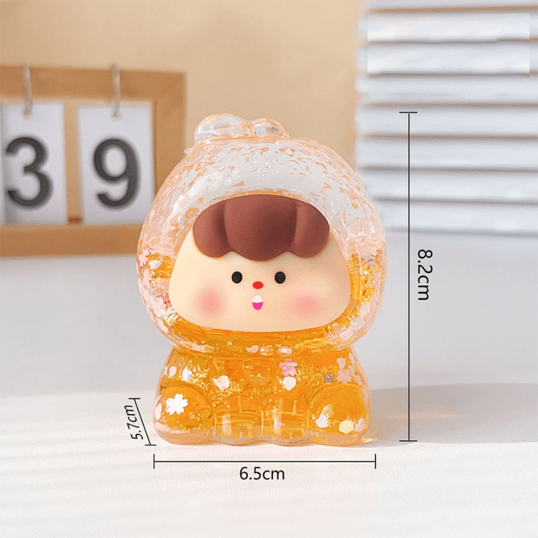 Acrylic Fruit Liquid Ornament Decorative Acrylic Fruit Liquid Ornament Desk Decor