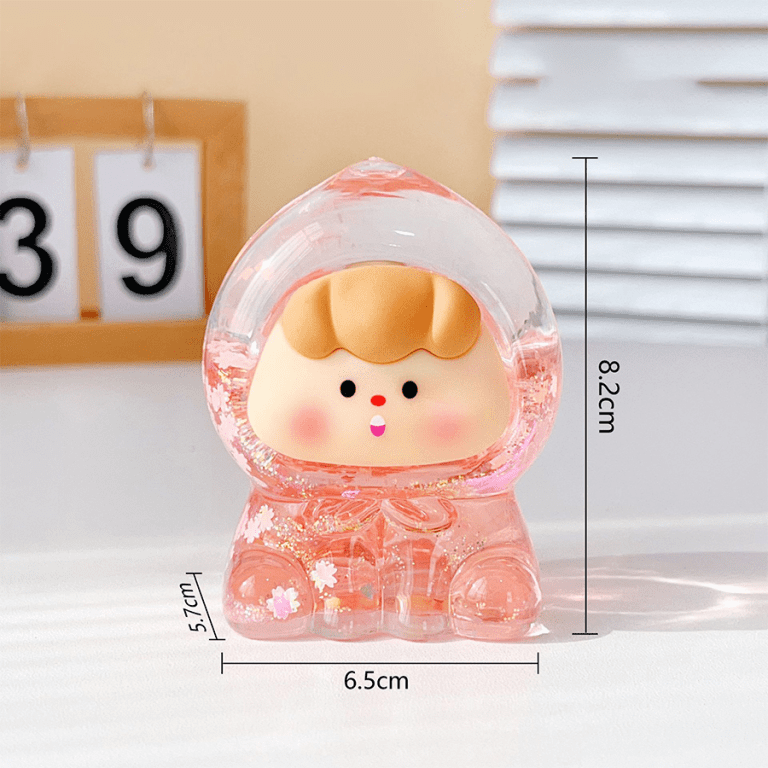 Acrylic Fruit Liquid Ornament Decorative Acrylic Fruit Liquid Ornament Desk Decor