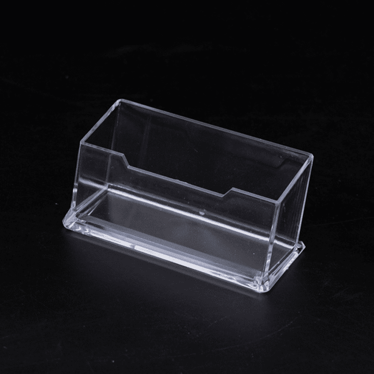Transparent Business Card Holder Acrylic Business Card Holder Desk Organizer